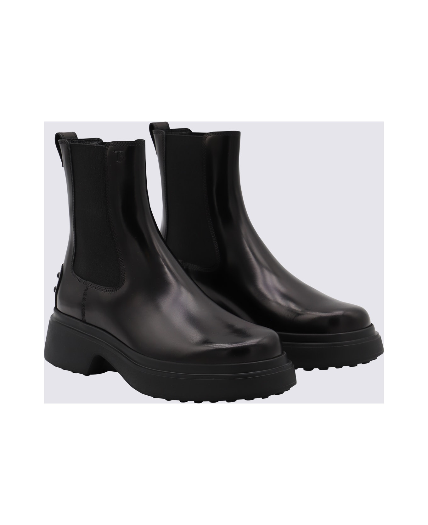 Black Leather Boots - 2