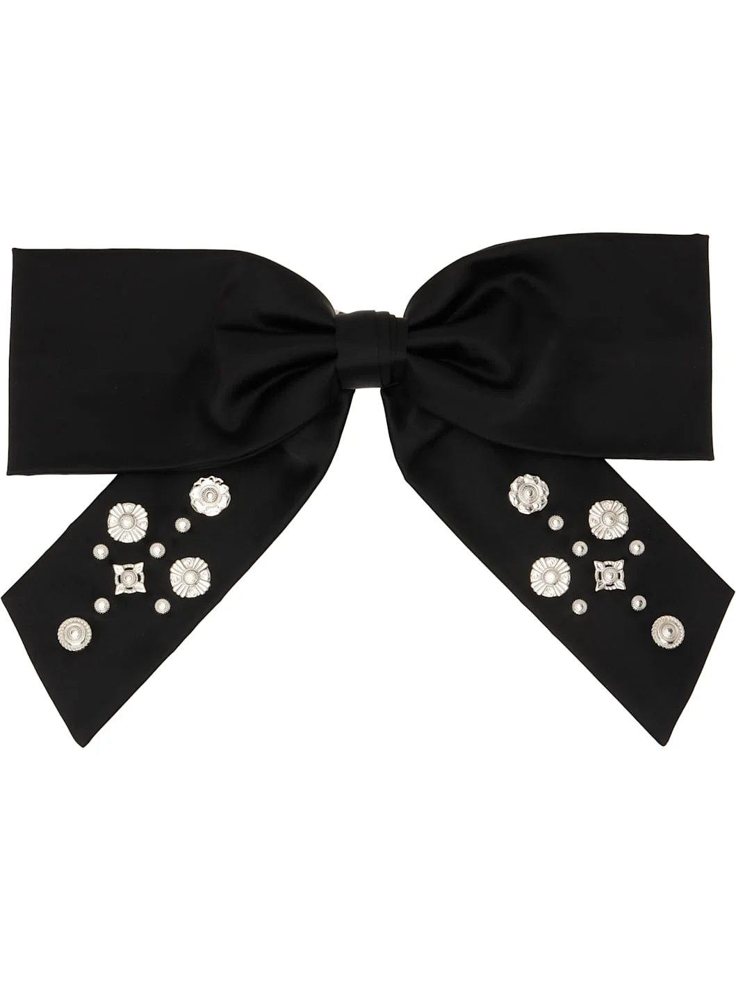Black Ribbon Hair Clip - 1
