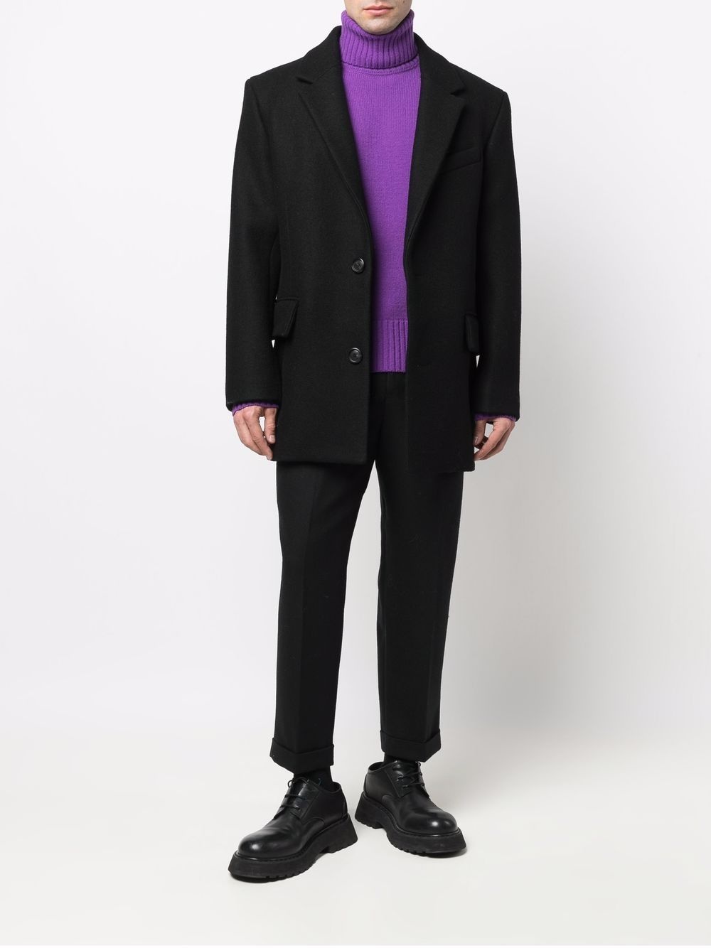 single-breasted blazer jacket - 2