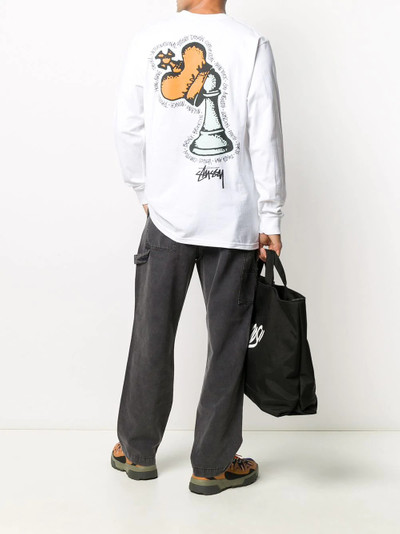 Stüssy hidden pawn long-sleeve T-shirt outlook