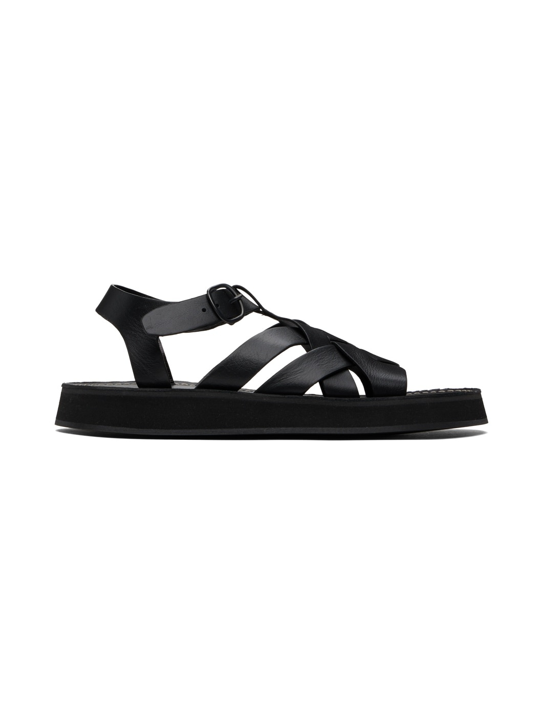 Black Beltra Sandals - 1