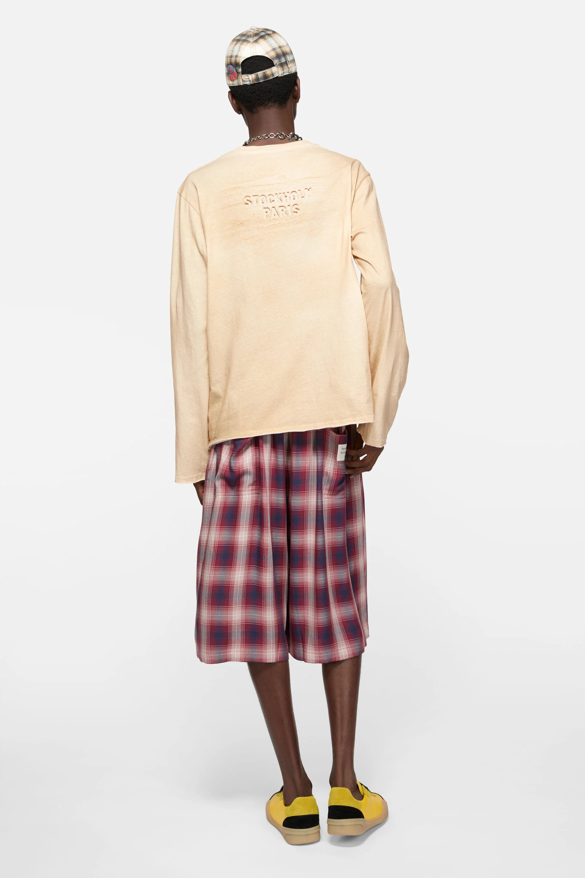 Long sleeve logo t-shirt - Sand beige - 3