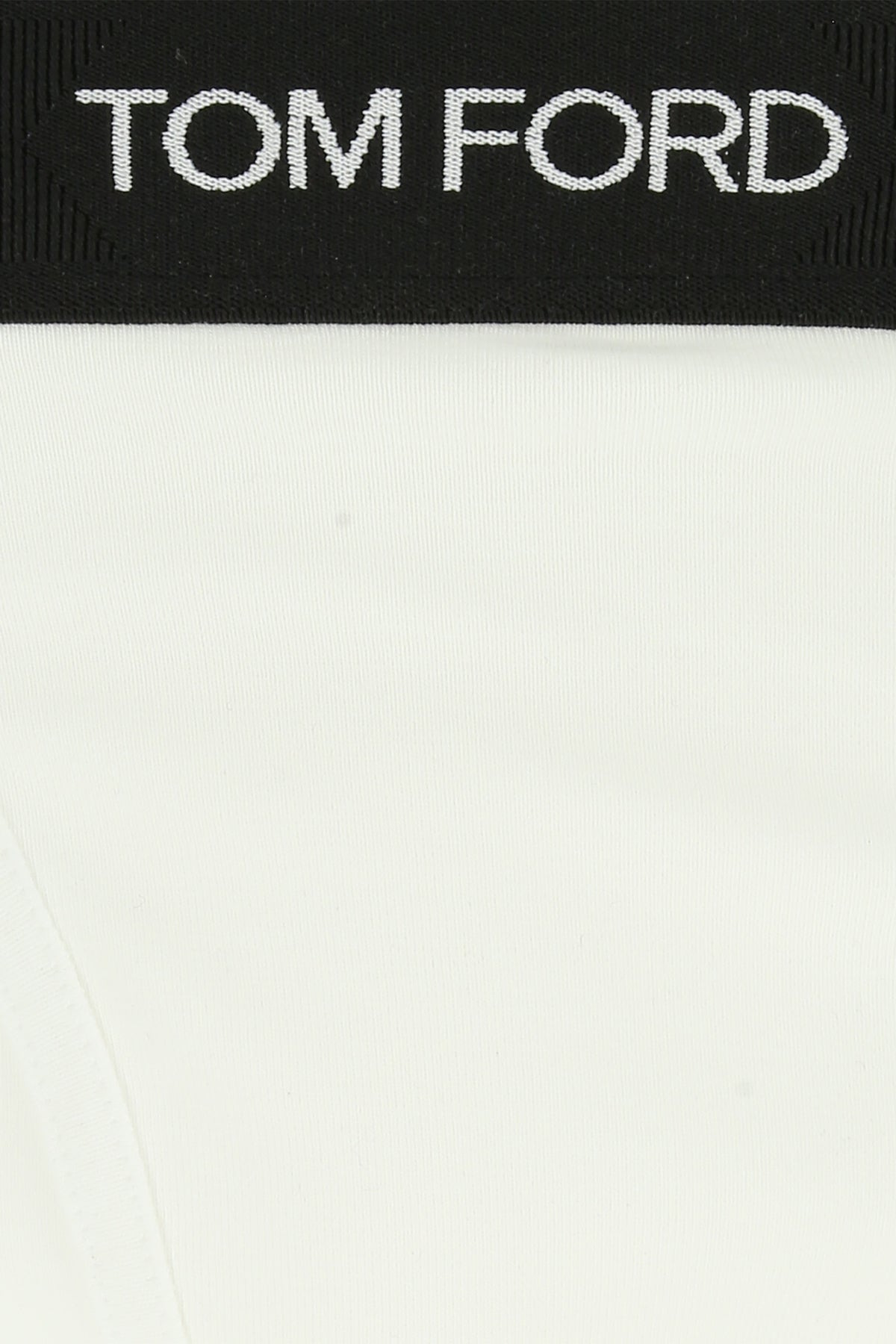 White stretch cotton slip - 3