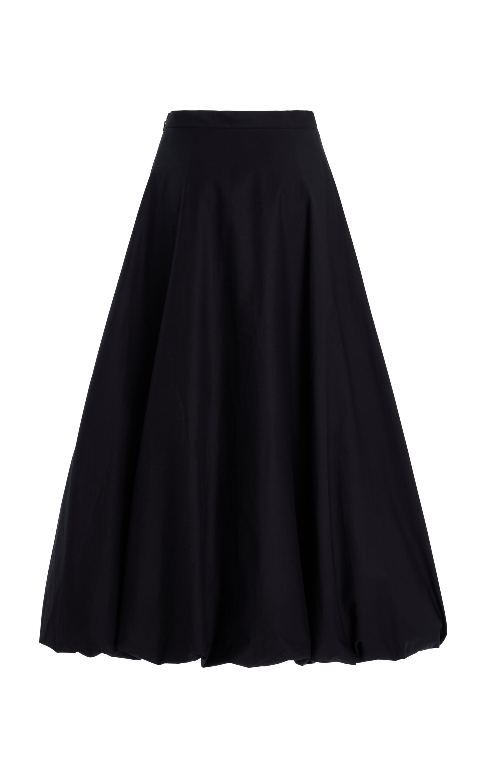 Aubrey Organic Cotton Bubble Maxi Skirt black - 5