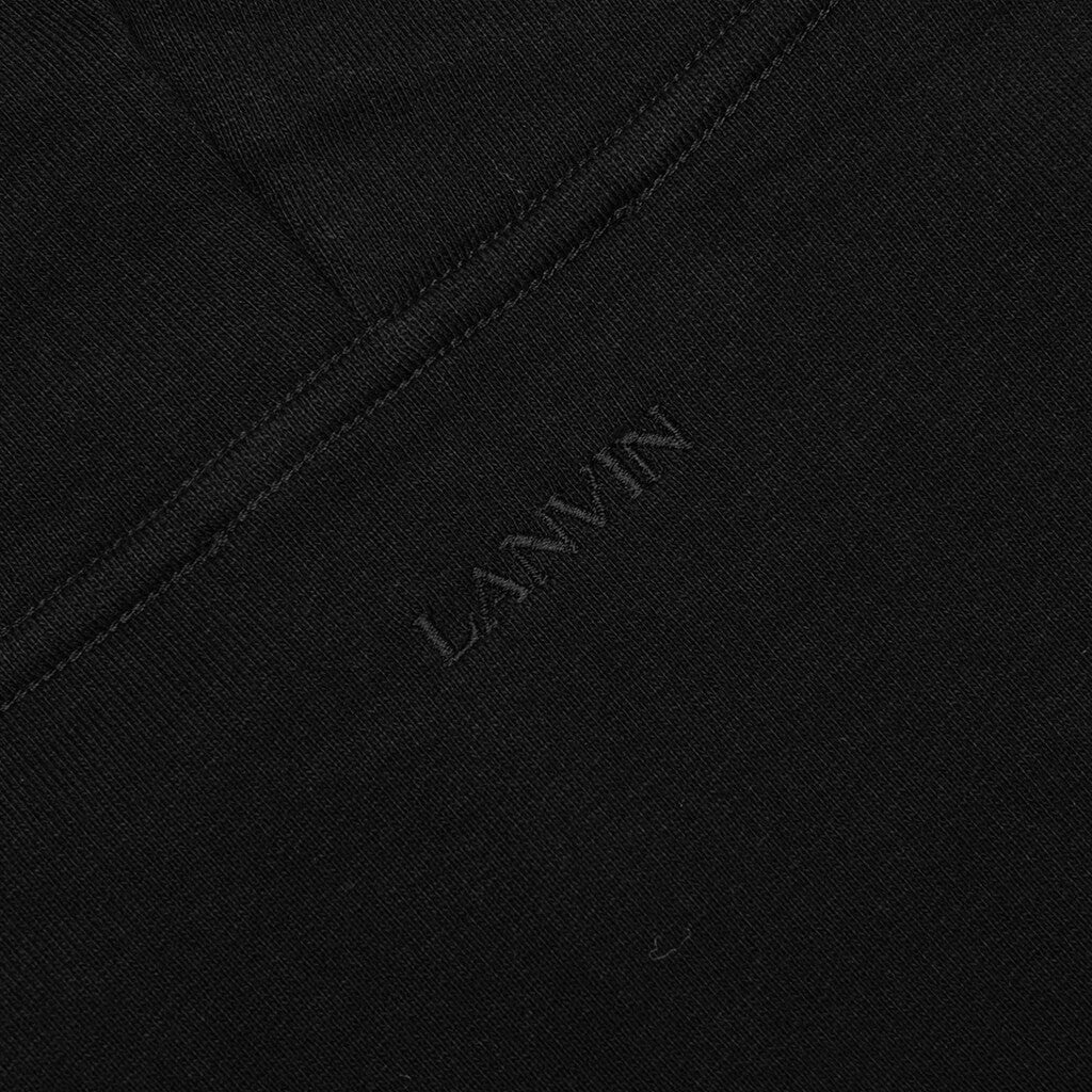 LANVIN CURB HOODIE - BLACK - 5