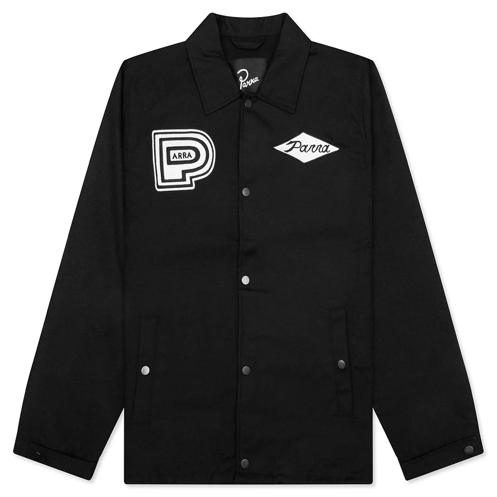 MIDNIGHT SURPRISE COACH JACKET - BLACK - 1