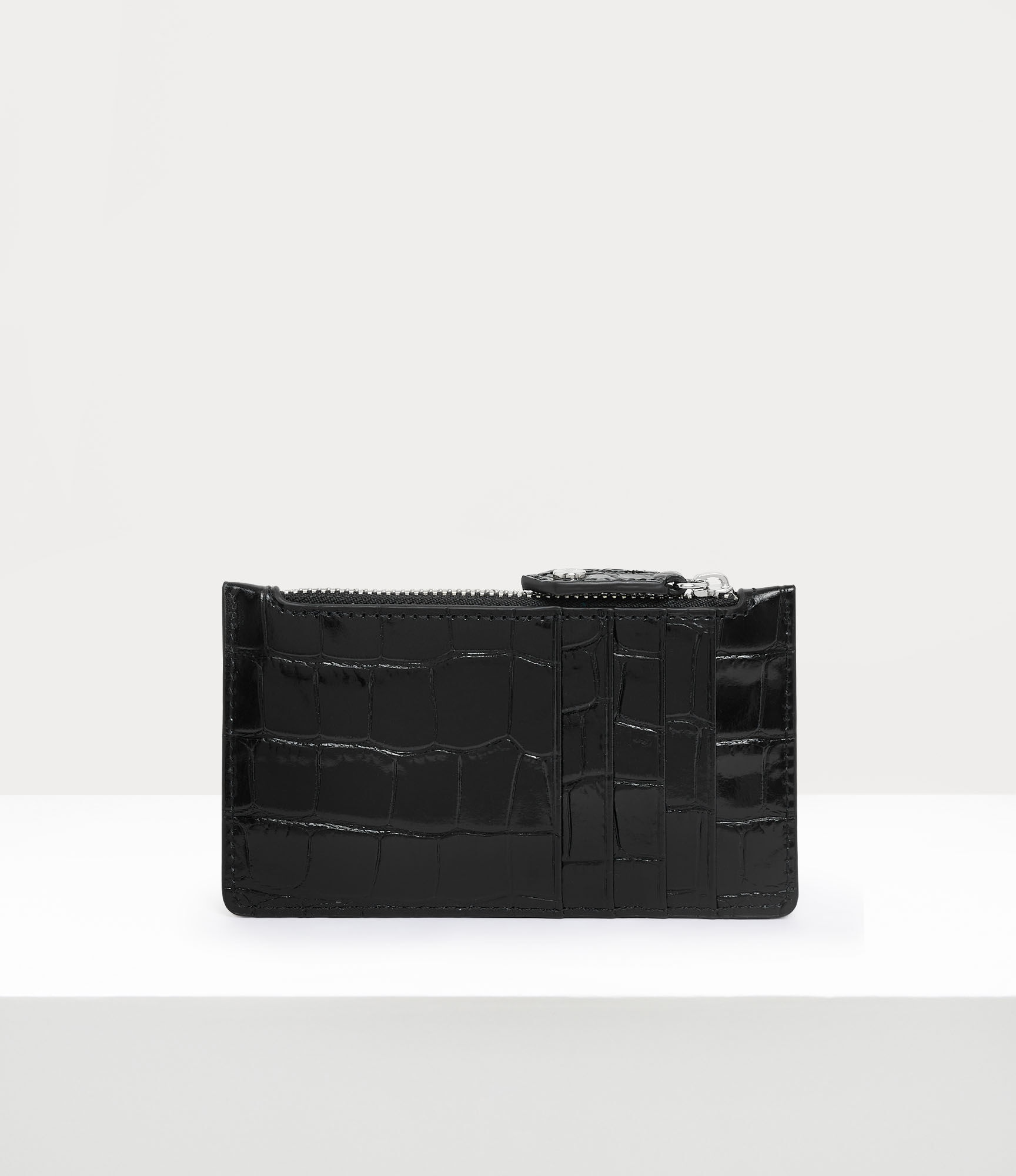 CROCODILE SLIM LONG CARD HOLDER - 2
