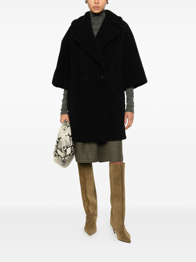 Herno button-fastening coats outlook