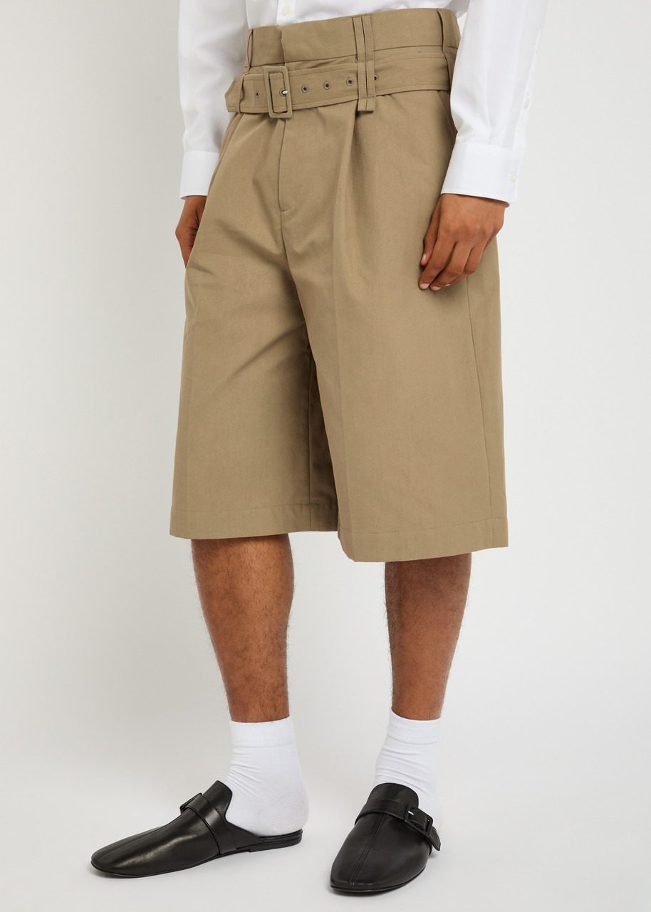 Simone Rocha Belted Cotton-gabardine Shorts - 2