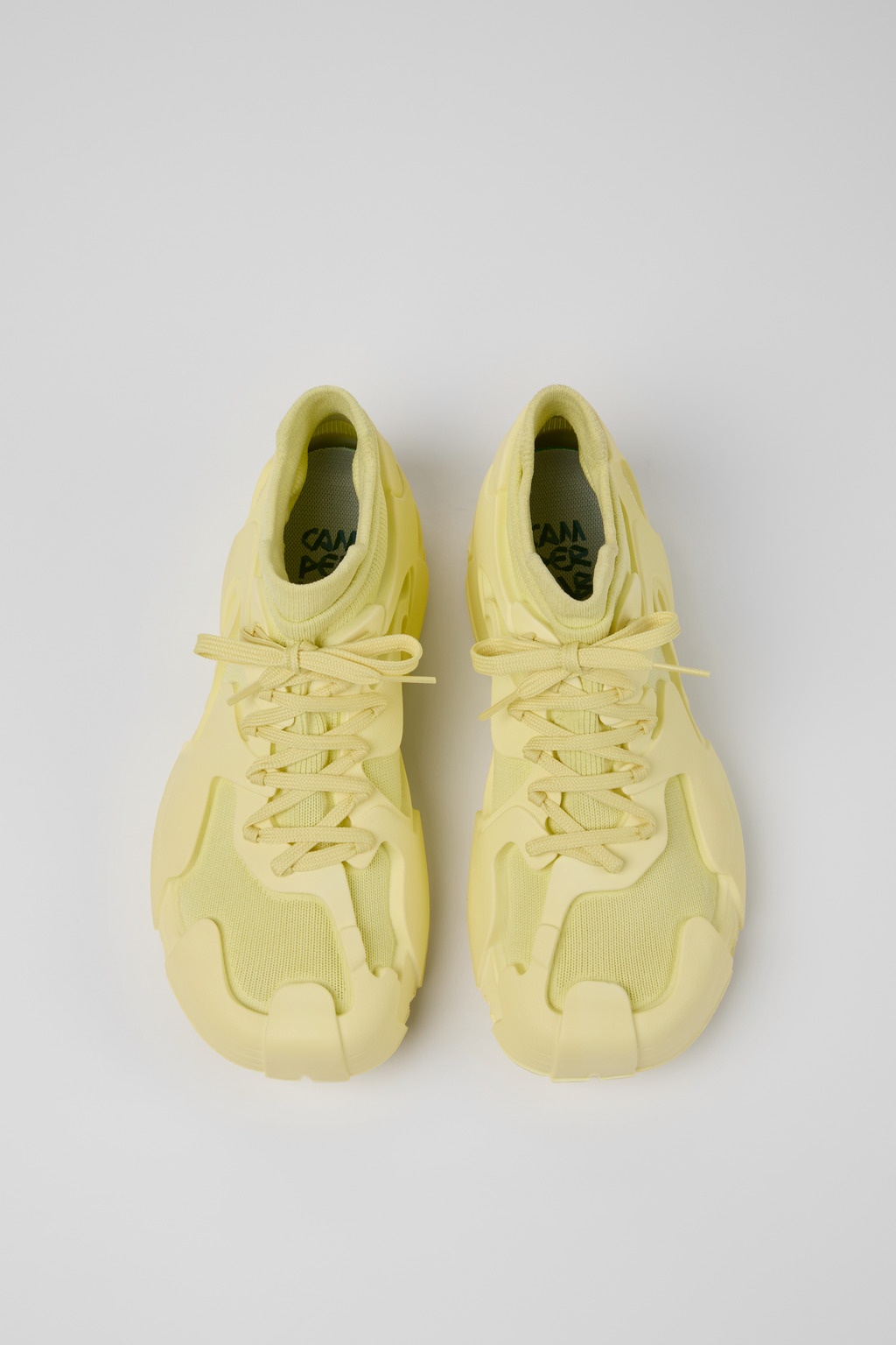 Yellow Caged Sneakers - 4