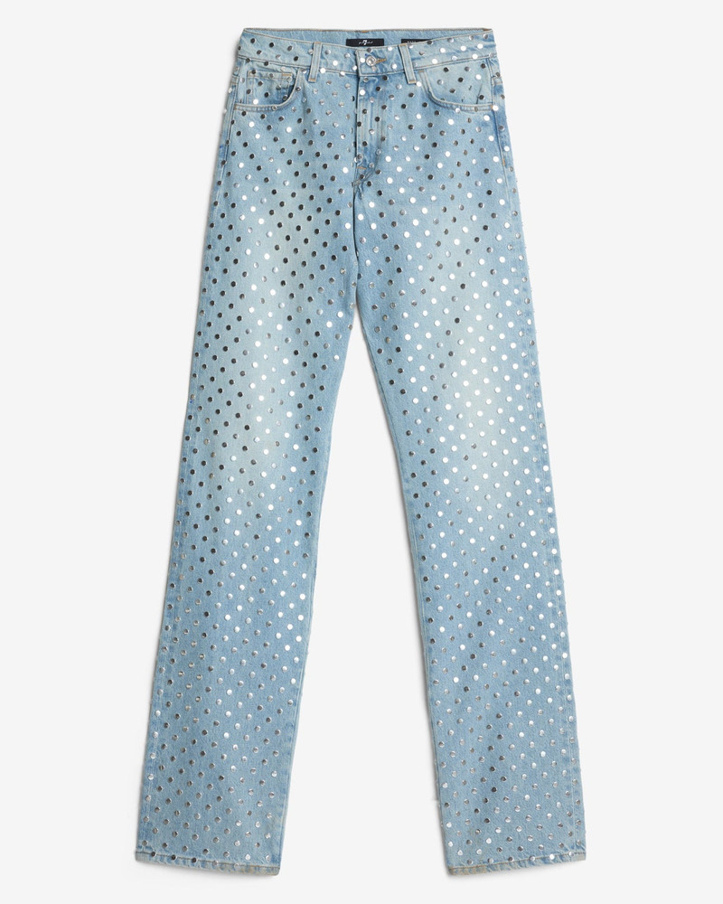 Studded Straight Trouser in Bleach 1