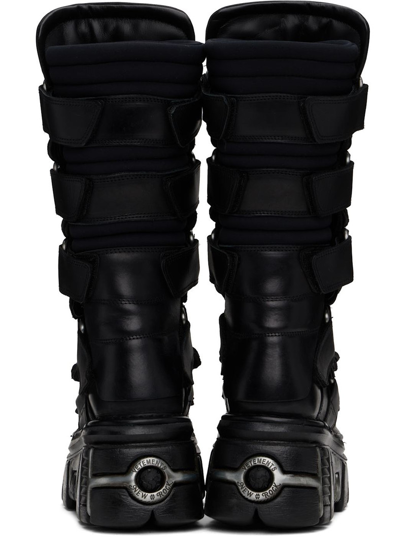 Black New Rock Edition Tower Boots 2