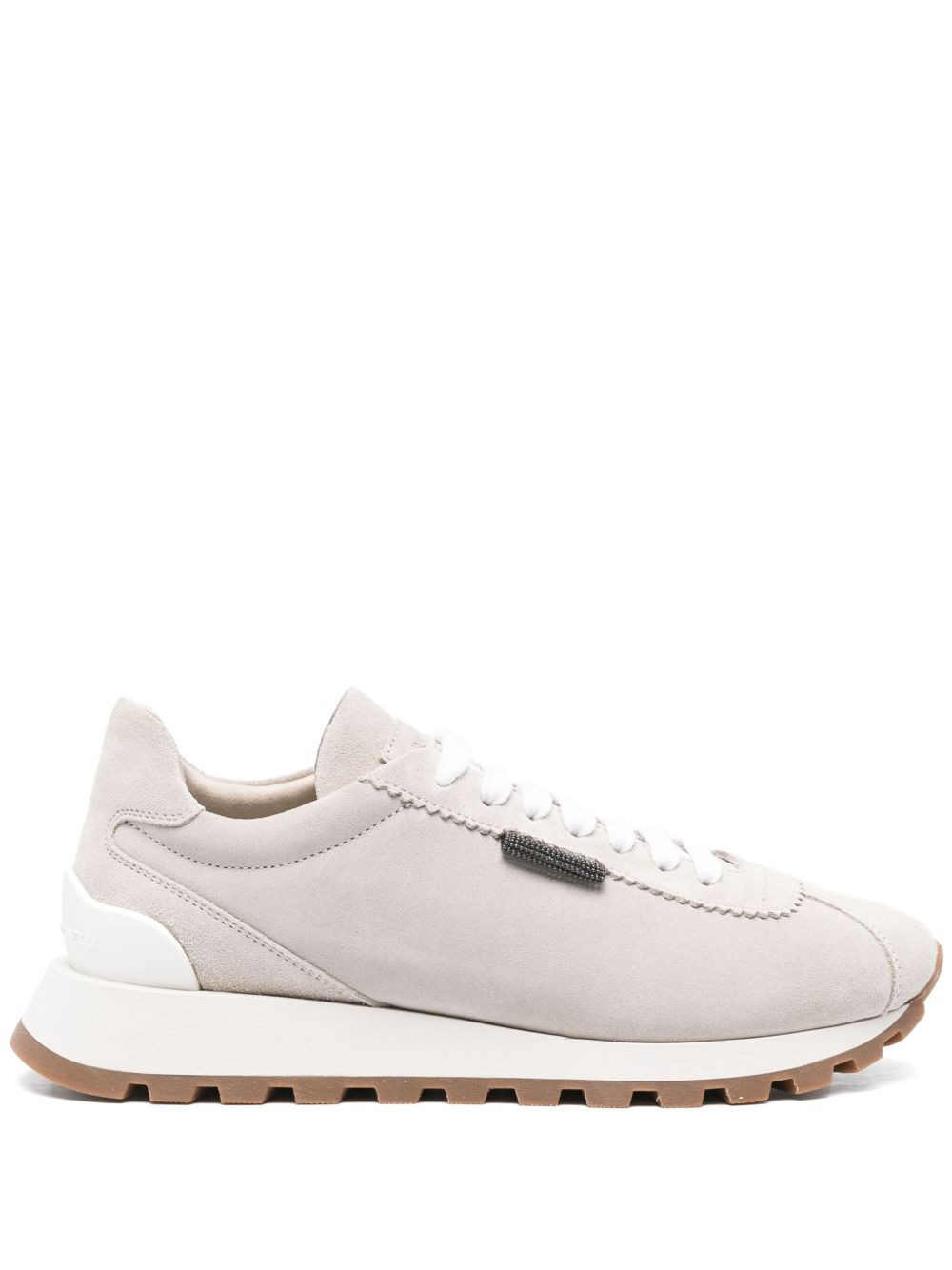 Brunello Cucinelli Women Suede Sneakers - 1