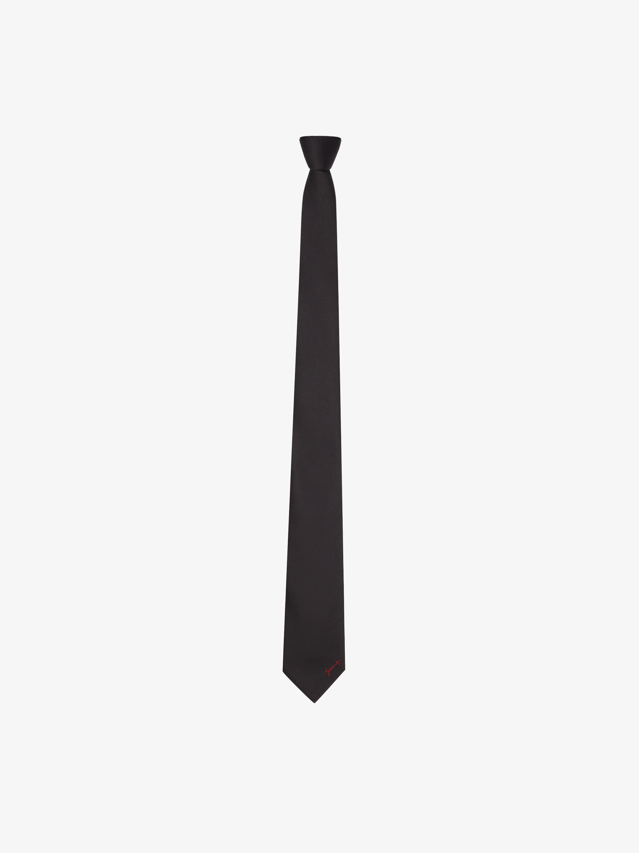 Givenchy embroidered tie in silk - 1