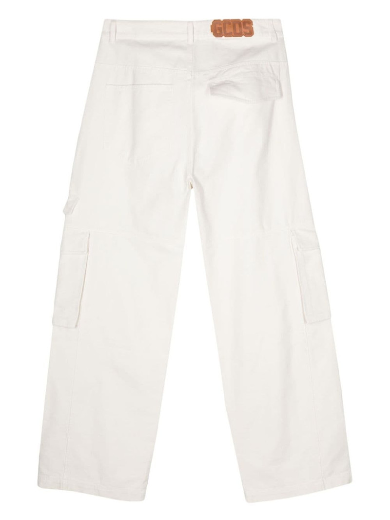 GCDS Ultracargo wide-leg trousers outlook
