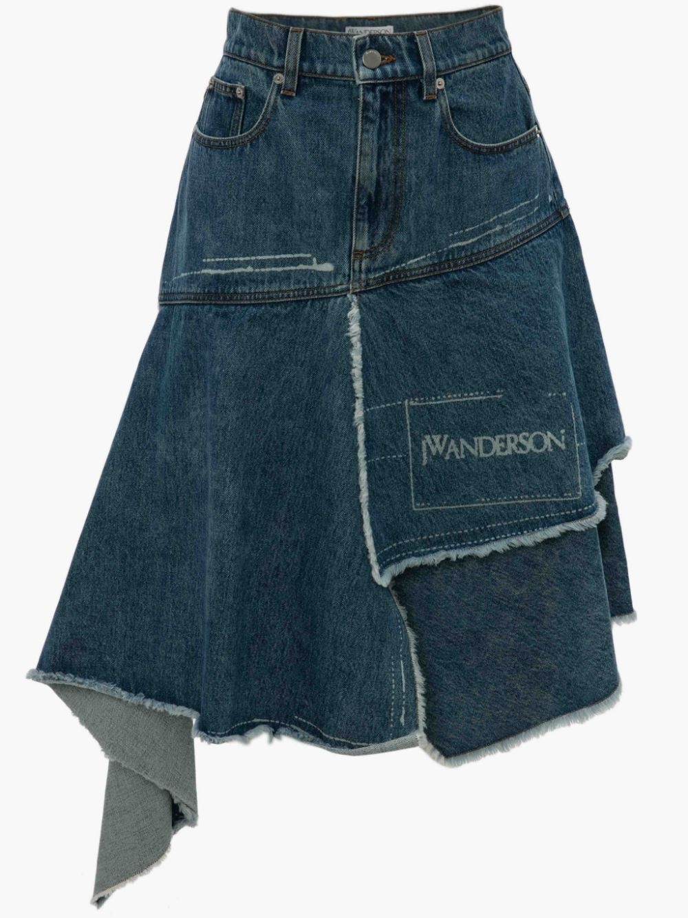 LAYERED HEM SKIRT - 1