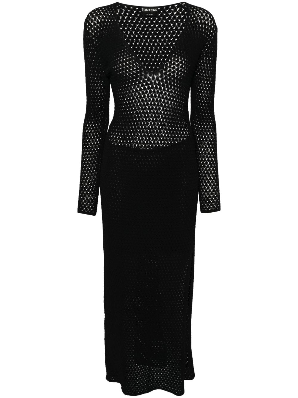 TOM FORD open-knit maxi dress | REVERSIBLE
