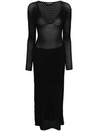 TOM FORD open-knit maxi dress | REVERSIBLE