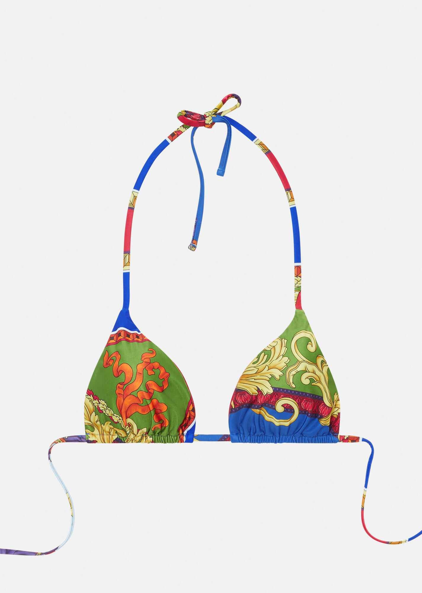 Medusa Renaissance Print Bikini Top - 1