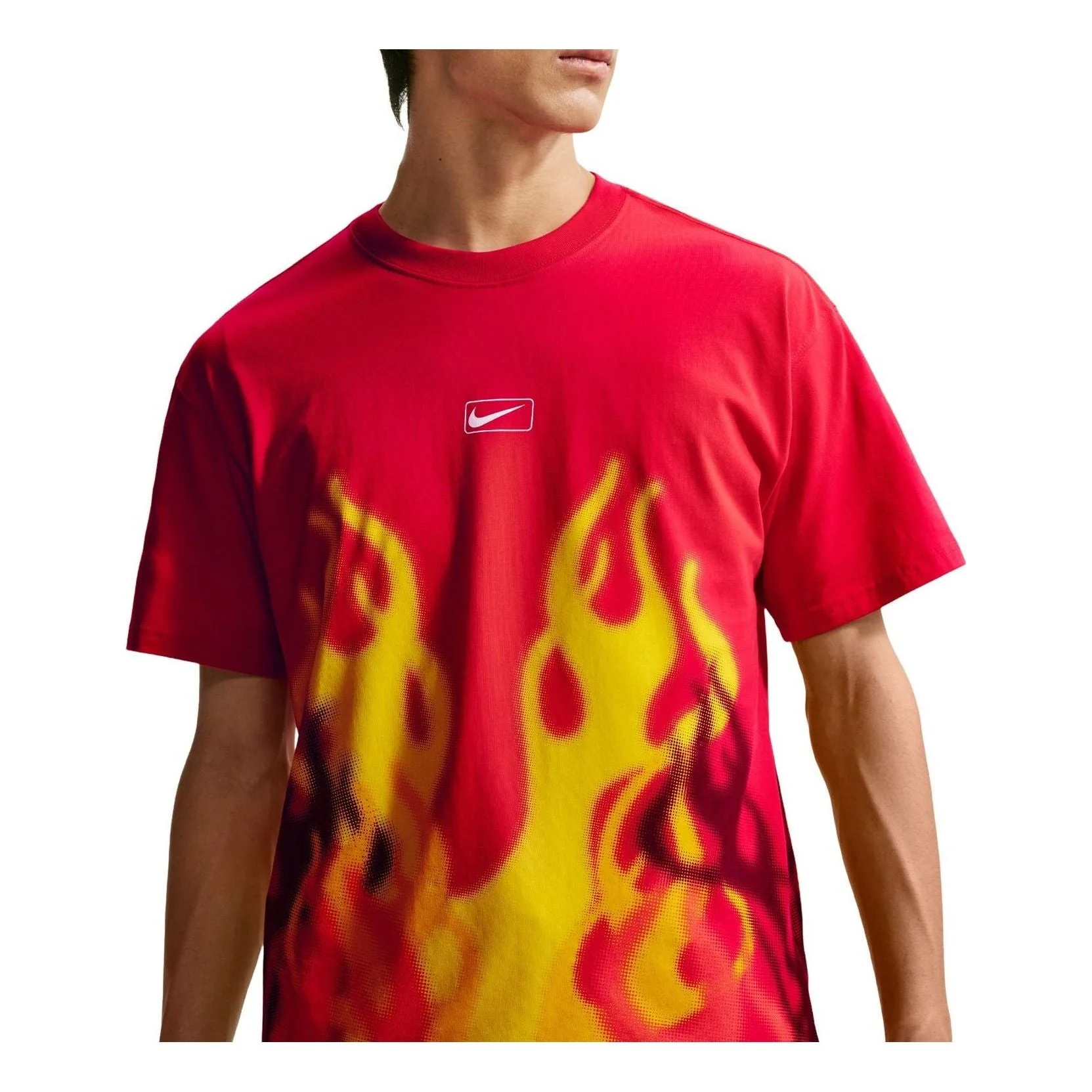 Nike Sportswear T-Shirt Asia Sizing 'University Red' HJ0767-657 - 1