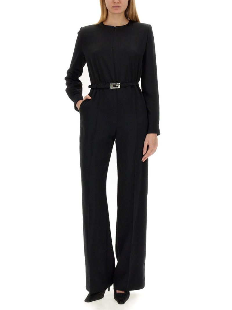 Gucci Women Viscose Jumpsuit With Belt - 1