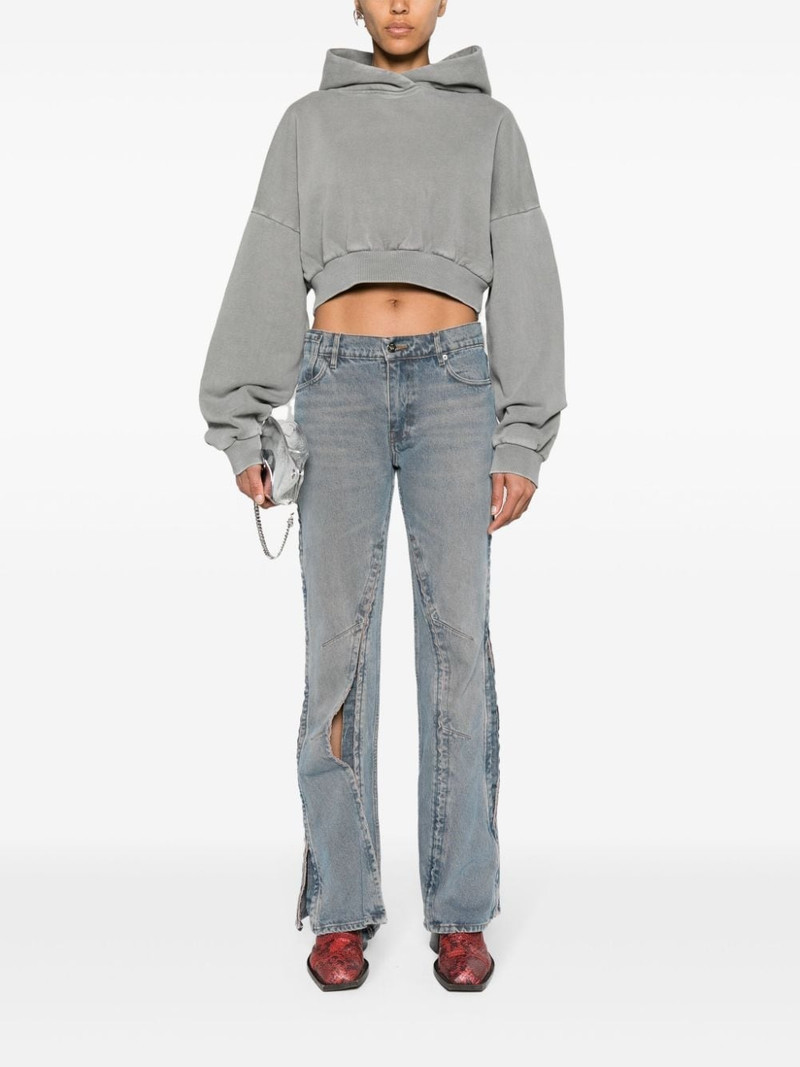 entire studios Heavy cropped hoodie outlook