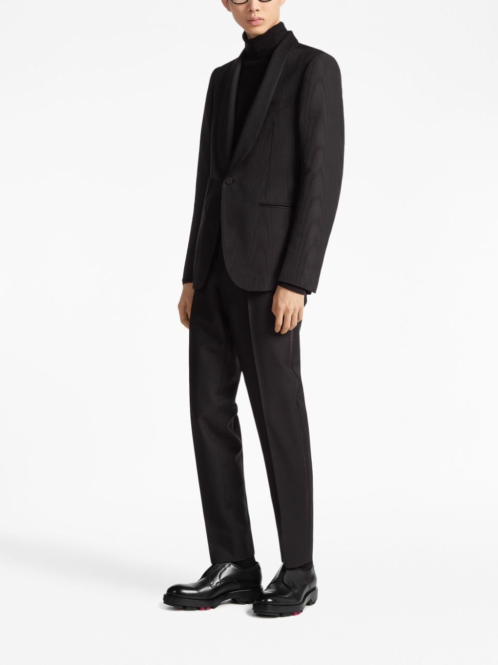 wool-mohair tailored trousers - 2