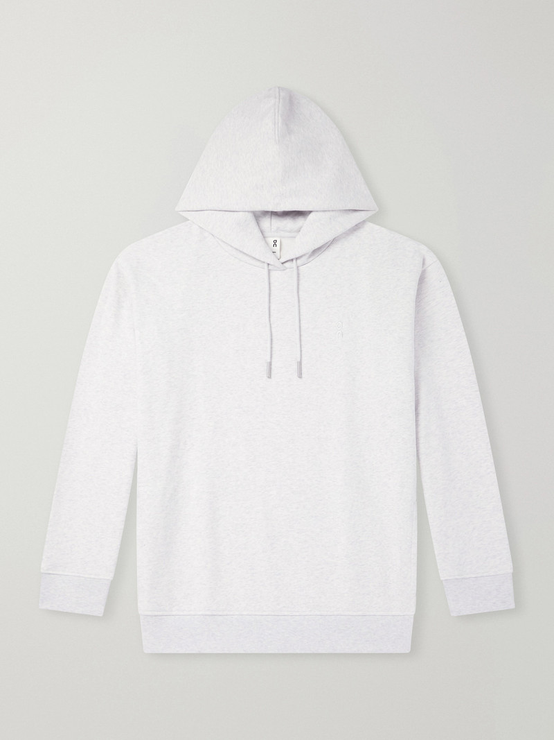 Club Collective Logo-Embroidered Cotton-Blend Jersey Hoodie 1