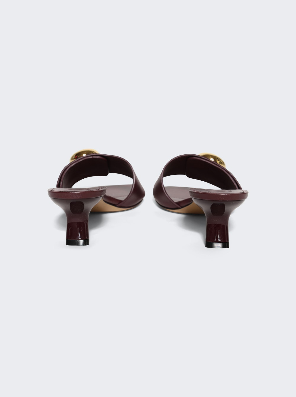 Pebble Slide Sandal Burgundy - 4