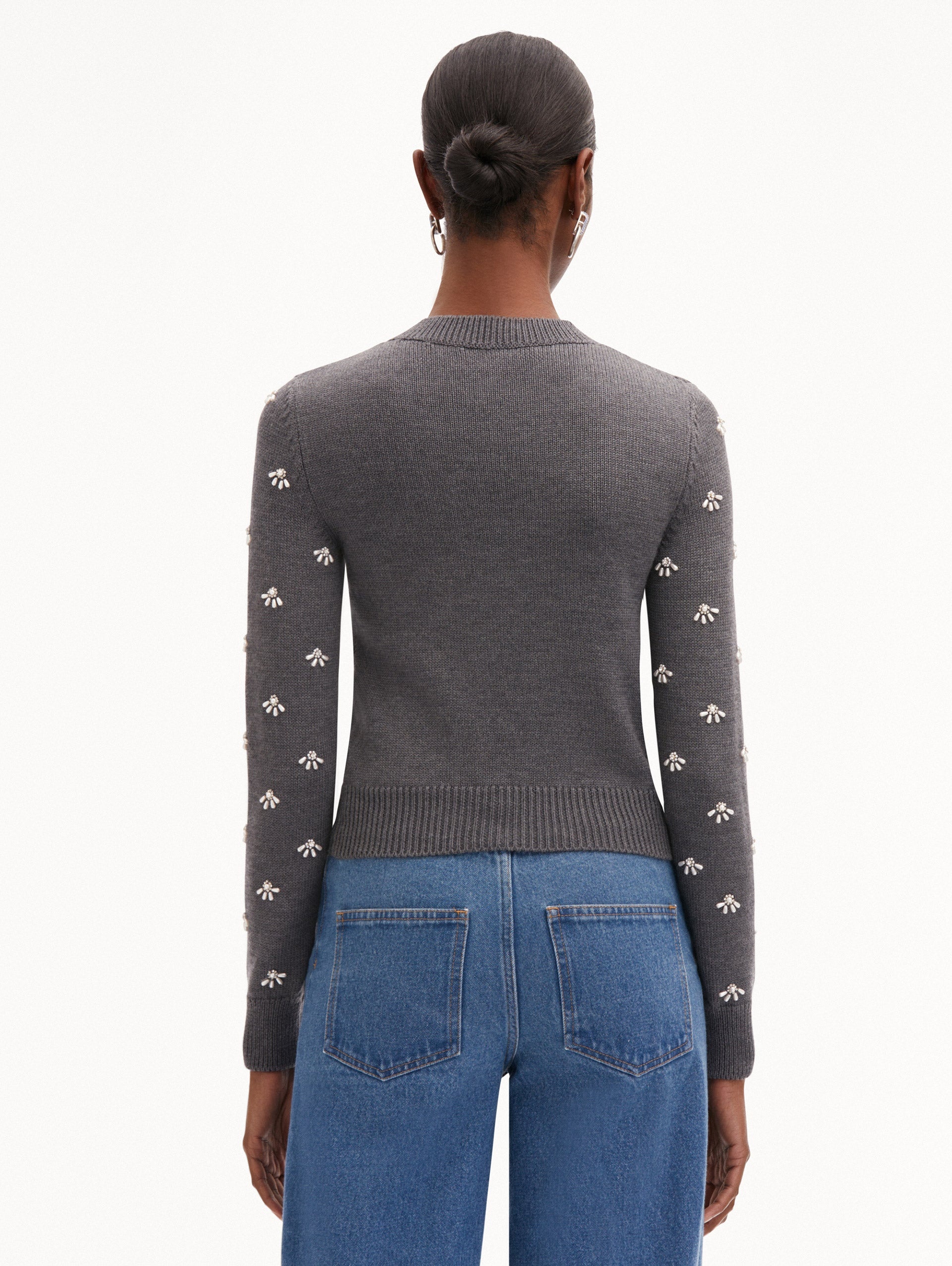 PEARL CABOCHON PULLOVER - 4