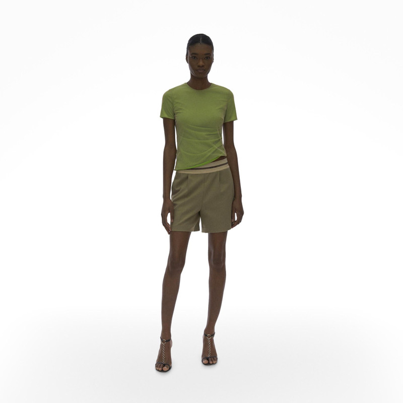 Helmut Lang LOGO BAND PULL ON SHORT outlook