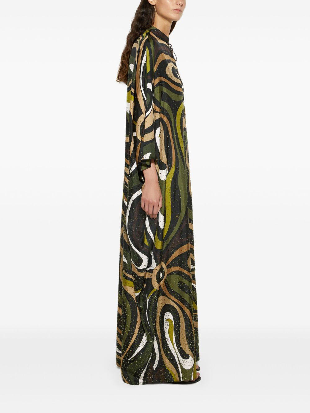 Marmo-print maxi dress - 3