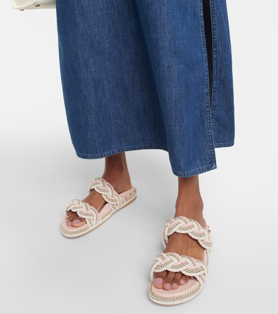 Rockstud espadrille sandals - 4