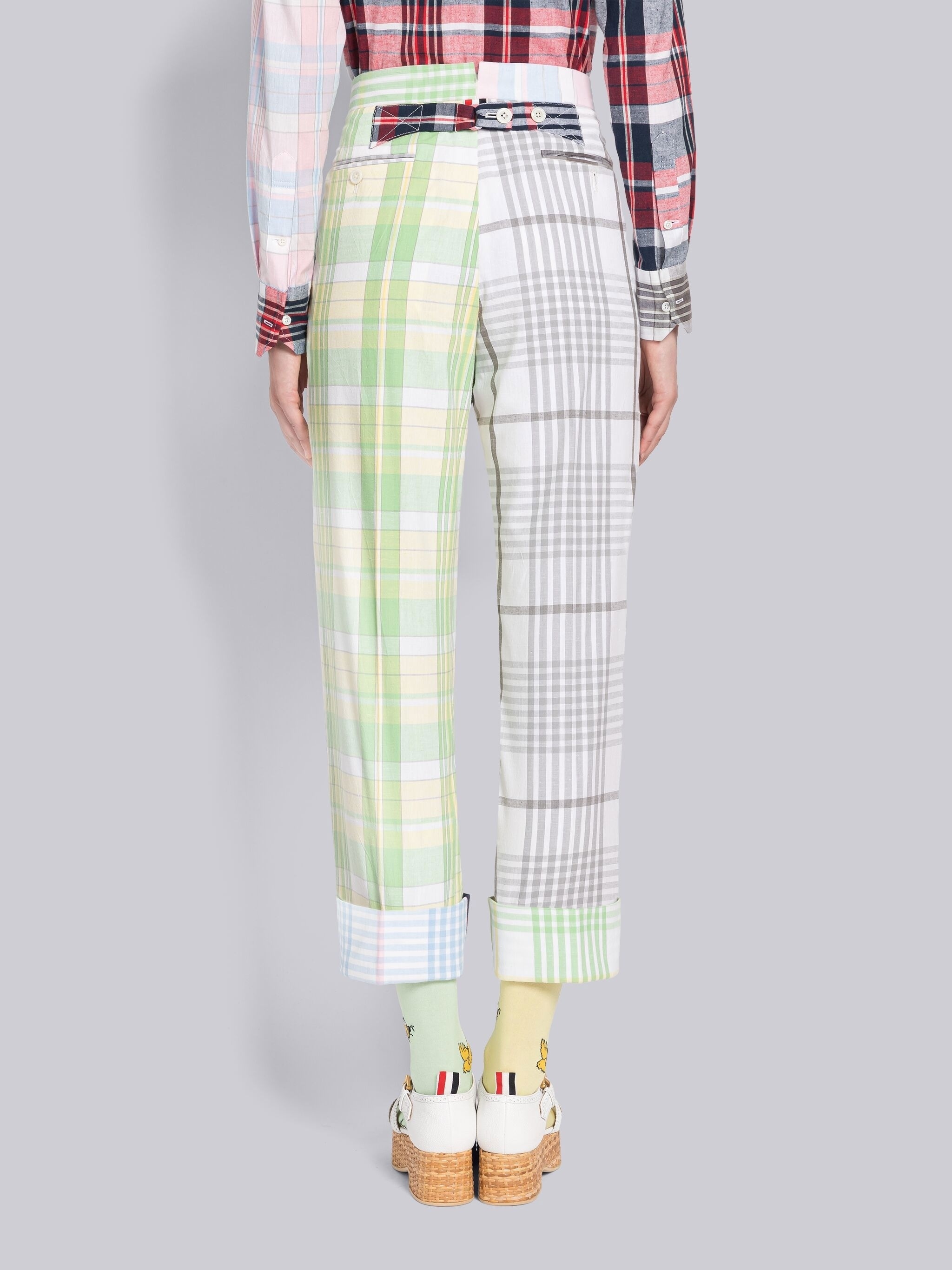 Fun-Mix Madras Classic Backstrap Trouser - 3