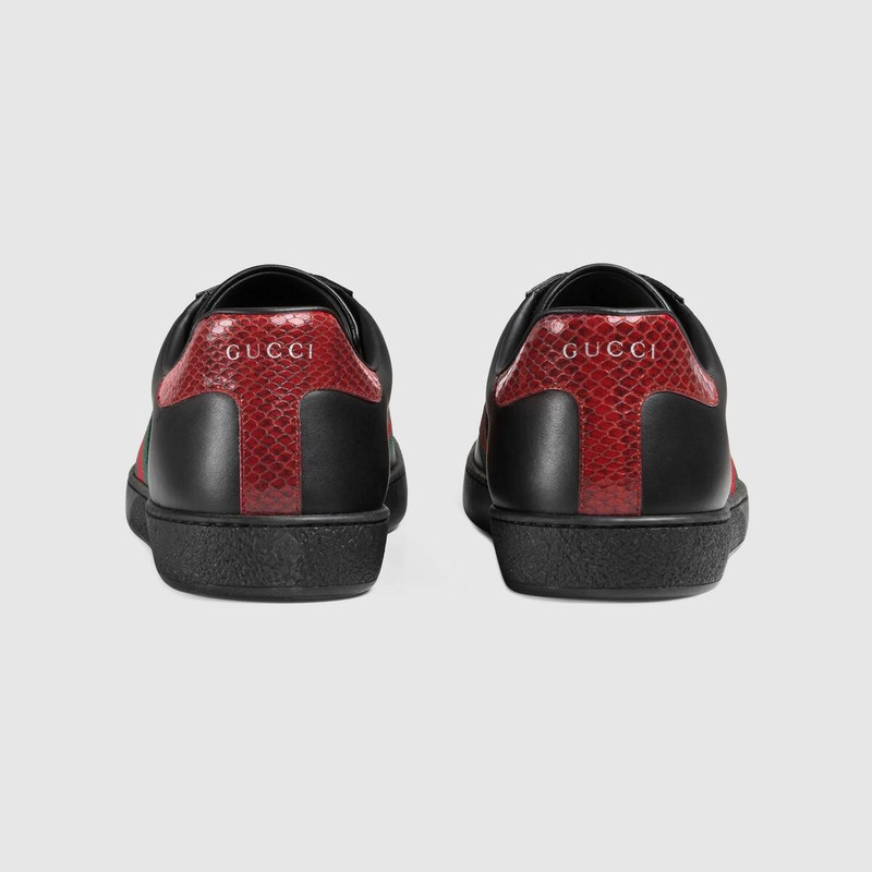 GUCCI Men's Ace leather sneaker outlook