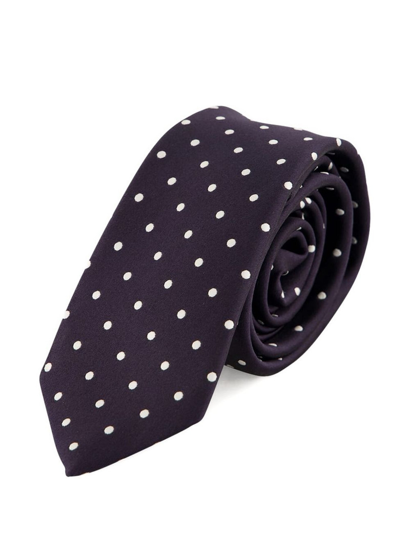 TOM FORD polka-dot silk tie outlook