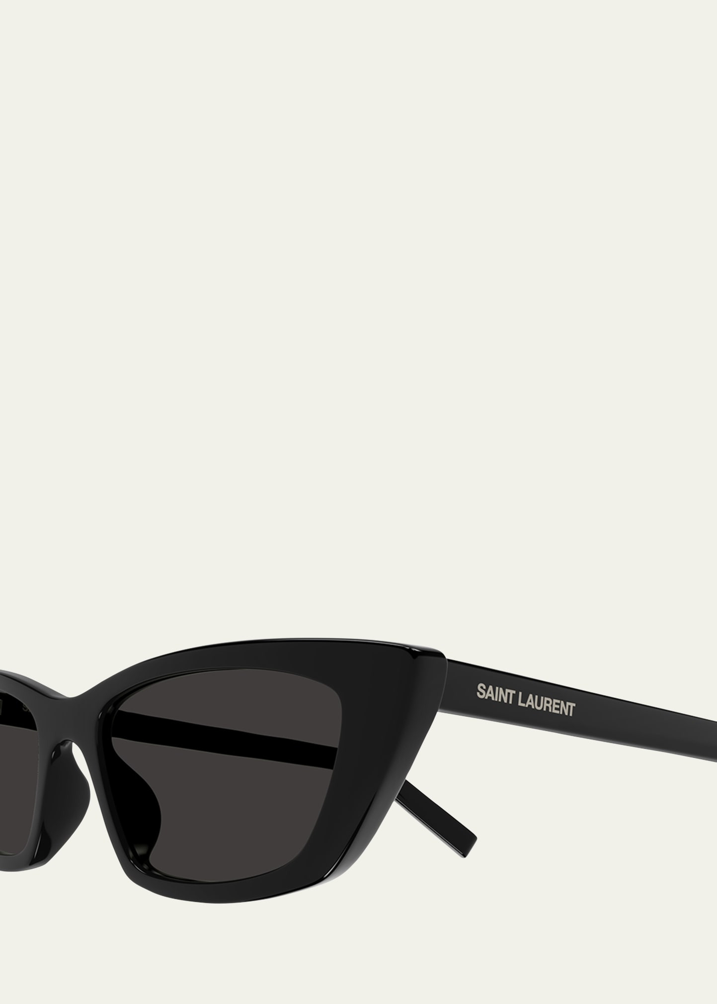 Sleek Acetate Cat-Eye Sunglasses - 3