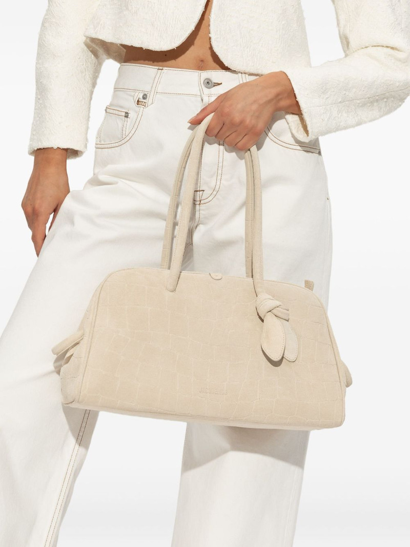 JACQUEMUS The Turismo leather top-handle tote bag outlook