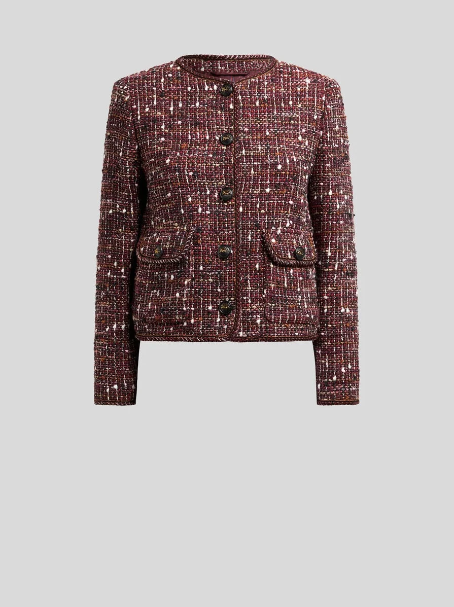 COTTON TWEED JACKET - 1