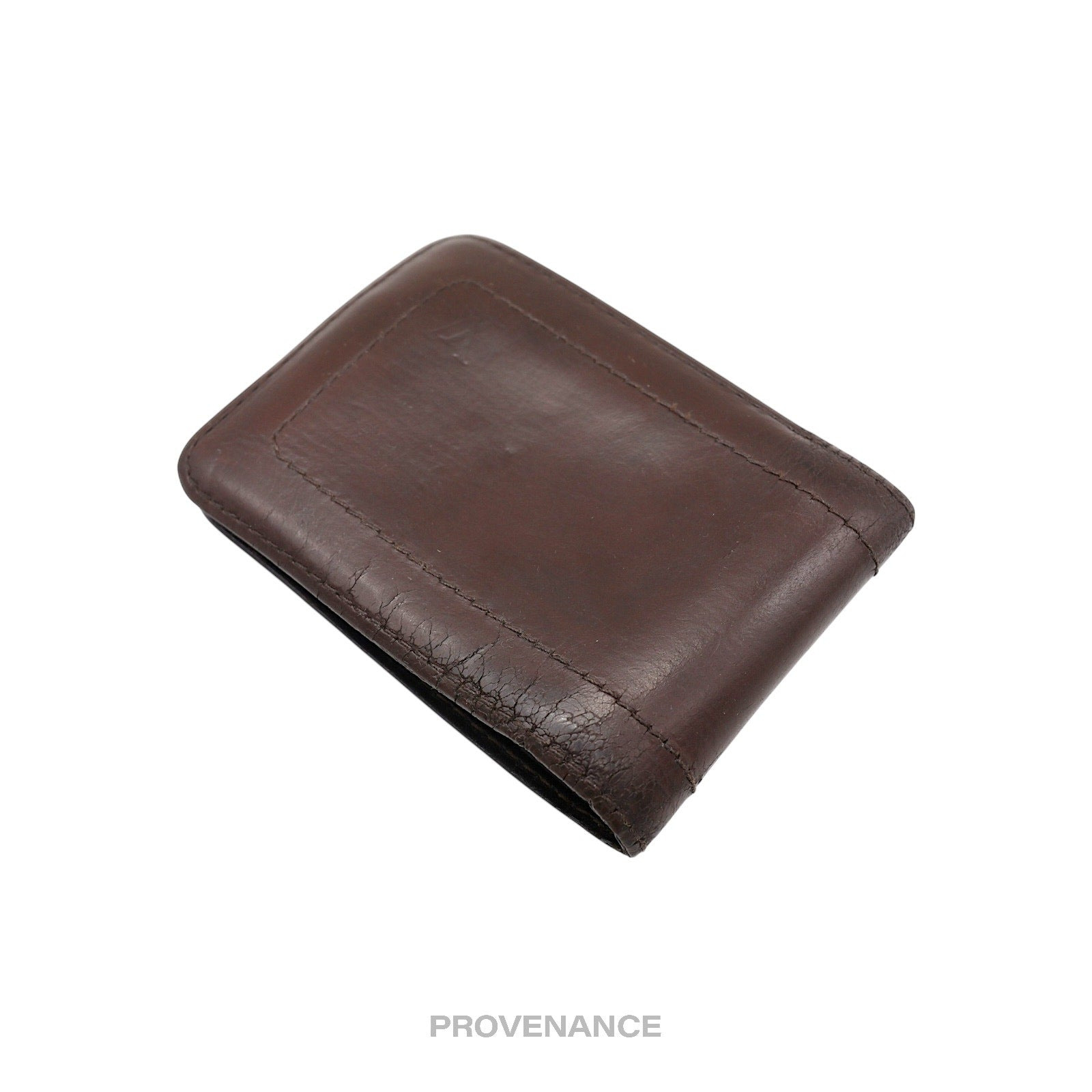 Louis Vuitton 6CC Bifold Wallet - Utah Brown Leather - 3