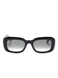 SAINT LAURENT logo-plaque rectangle-frame sunglasses