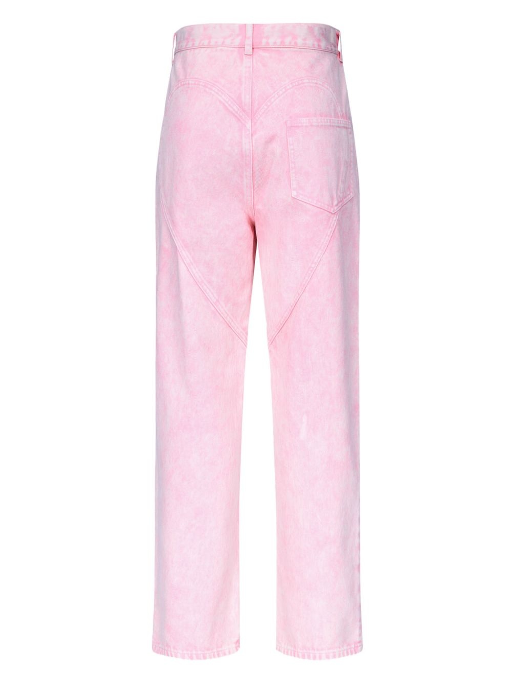 crystal-embellished high-rise straight-leg jeans - 6