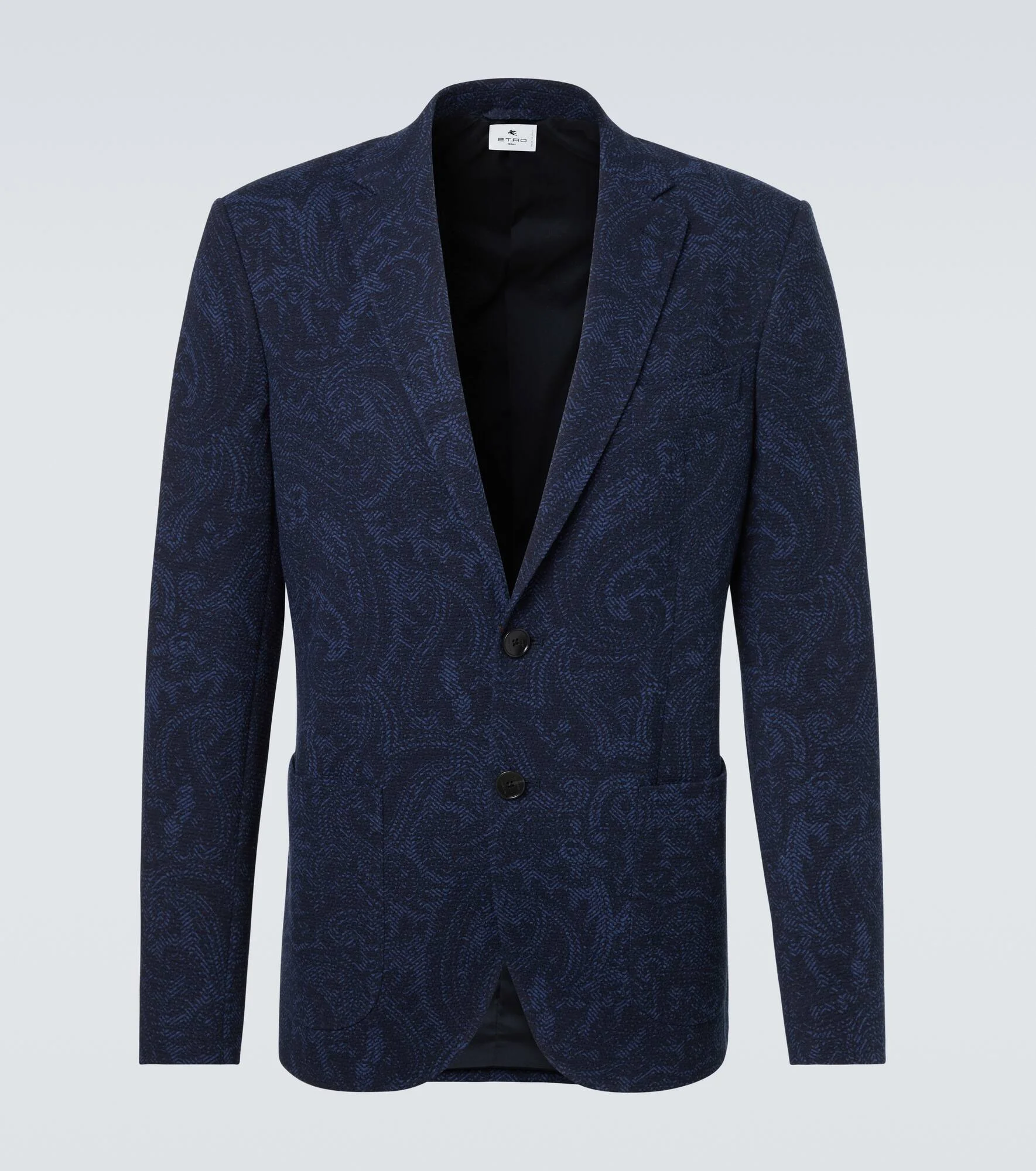 Printed jersey blazer - 1