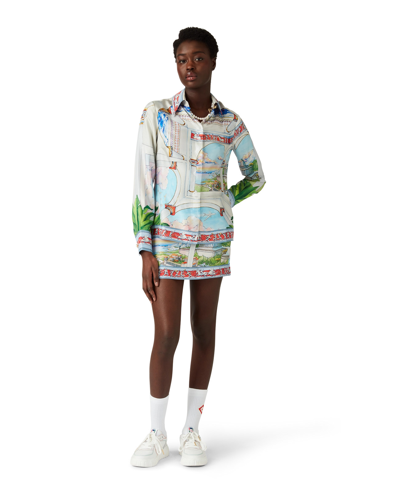 Le Passage Silk Mini Skirt | Casablanca Paris - 2