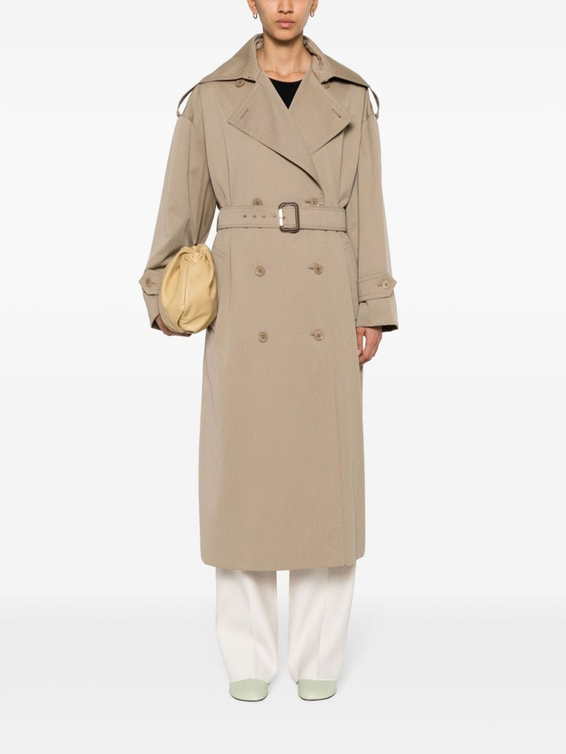 Max Mara double-breasted trench coat outlook