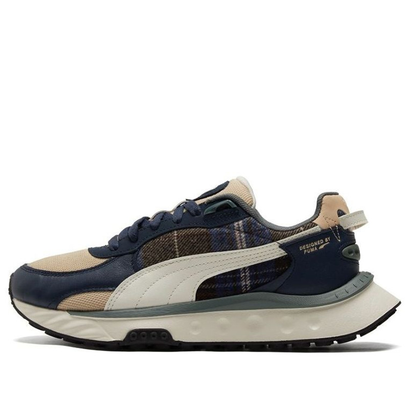 PUMA Wild Rider Flannel 'Blue Cream White' 384186-01 - 1