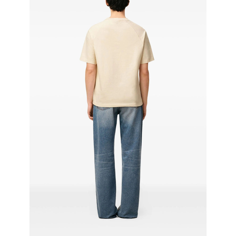 Ami Paris Neutrals T-Shirts & Vests - T-Shirts Men - 5