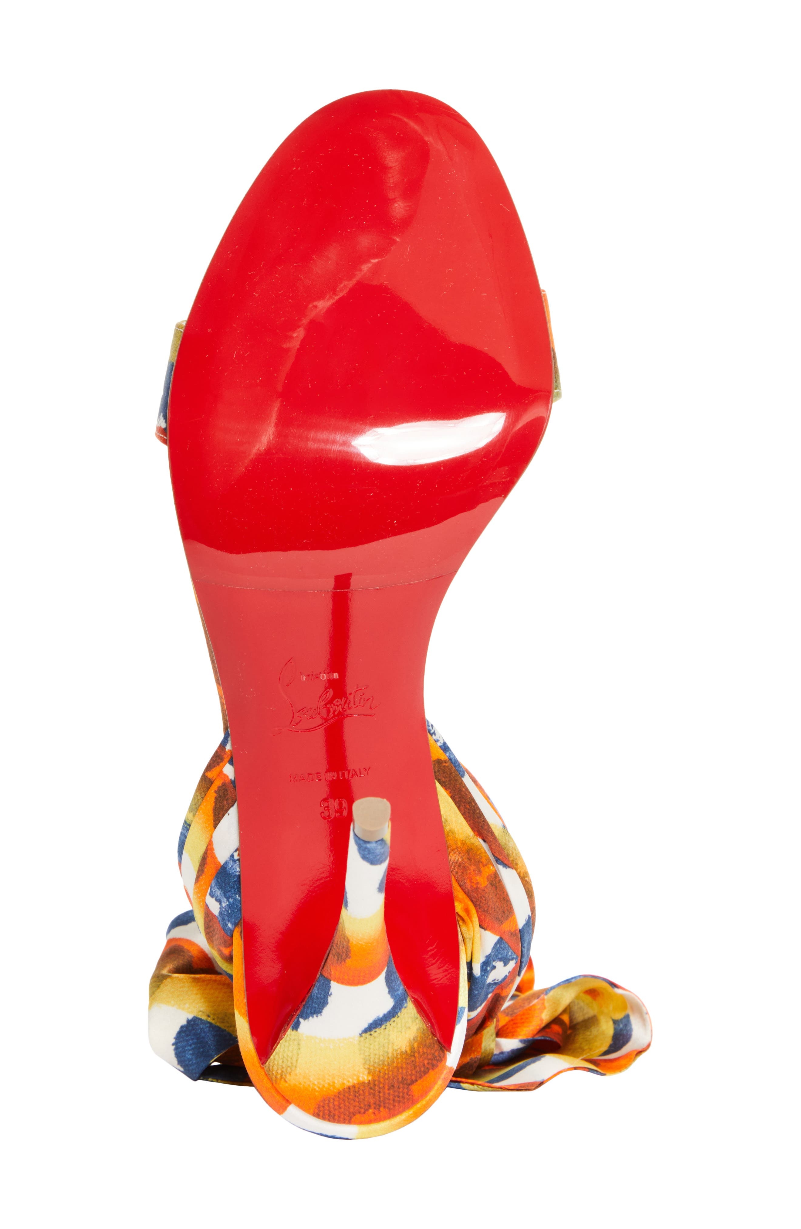 Christian Louboutin Miss Z Desert Sandal in Multi Magma/Lin Mult at Nordstrom - 6
