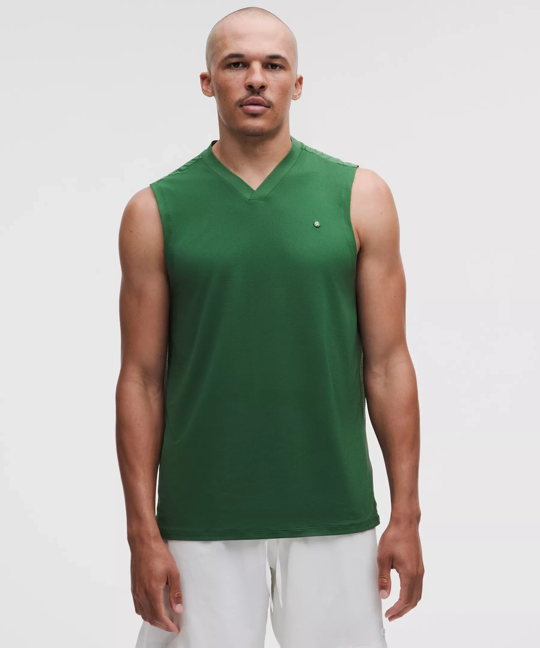 Mesh-Panelled Tennis Sleeveless Shirt - 1