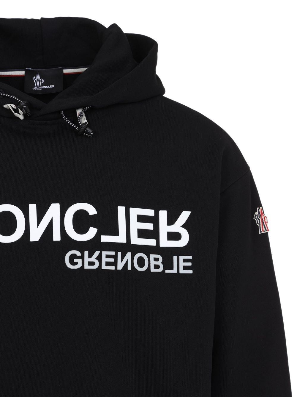 logo-print hoodie - 3